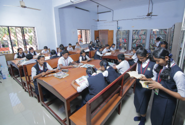 The Library, Sree Gurudeva Central School